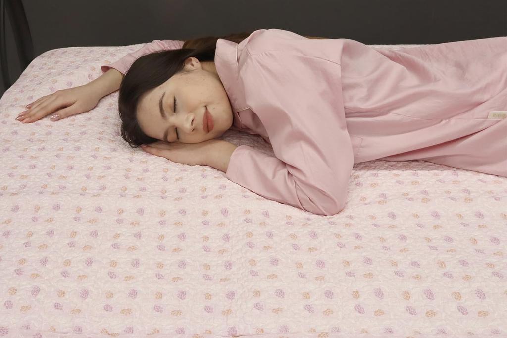 Romance Kosugi Cotton Mattress Pad, Single, Pink