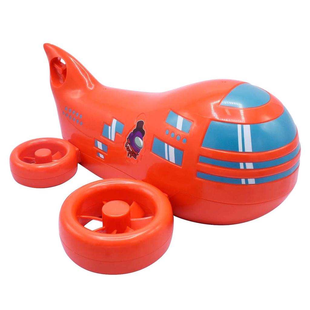 Just Toys Among Us Airship Playset Realistic Airship with Removable Top and 2 Exclusive Officially Licensed – 10-inch Minifigures,