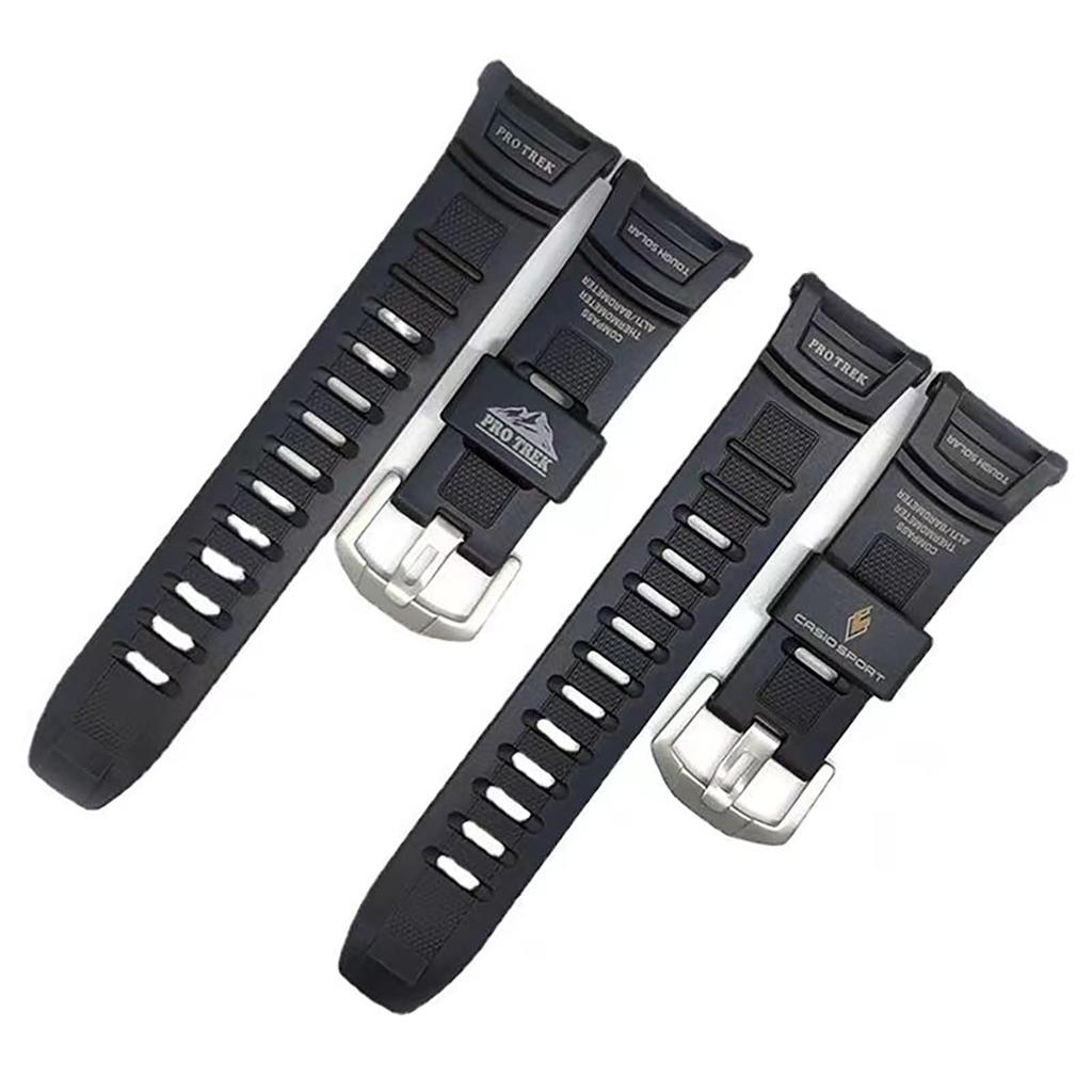 Casio Protrek Unisex Watch 18mm Replacement 21mm PRG-130-1V PRW-1500-1V PRW-1500J-1 PRW-1500J-1 – Accessories, Resin,