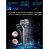Electric Shaver with Rechargeable Feature, Fully Washable, Intelligent Digital Display, Multi-purpose Beard Trimmer