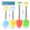 Beach Toy Shovel Set: Small, Medium, Large Shovels with Iron Handles