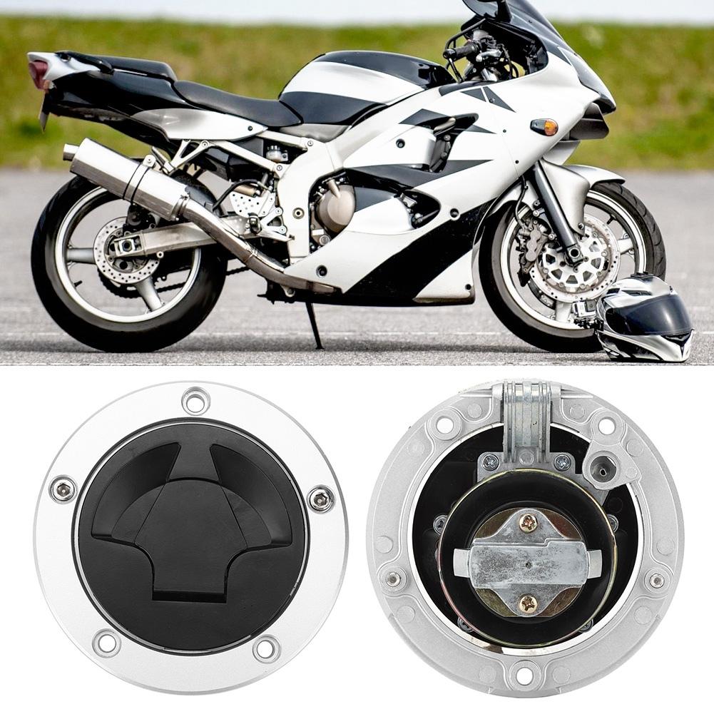 Motorcycle Fuel Gas Cap Lock with Key Fit for Kawasaki Ninja ZX 6R ZX 10R ZX 14R