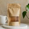 Kraft Window Stand-Up Bags 10 Pack 10x20cm