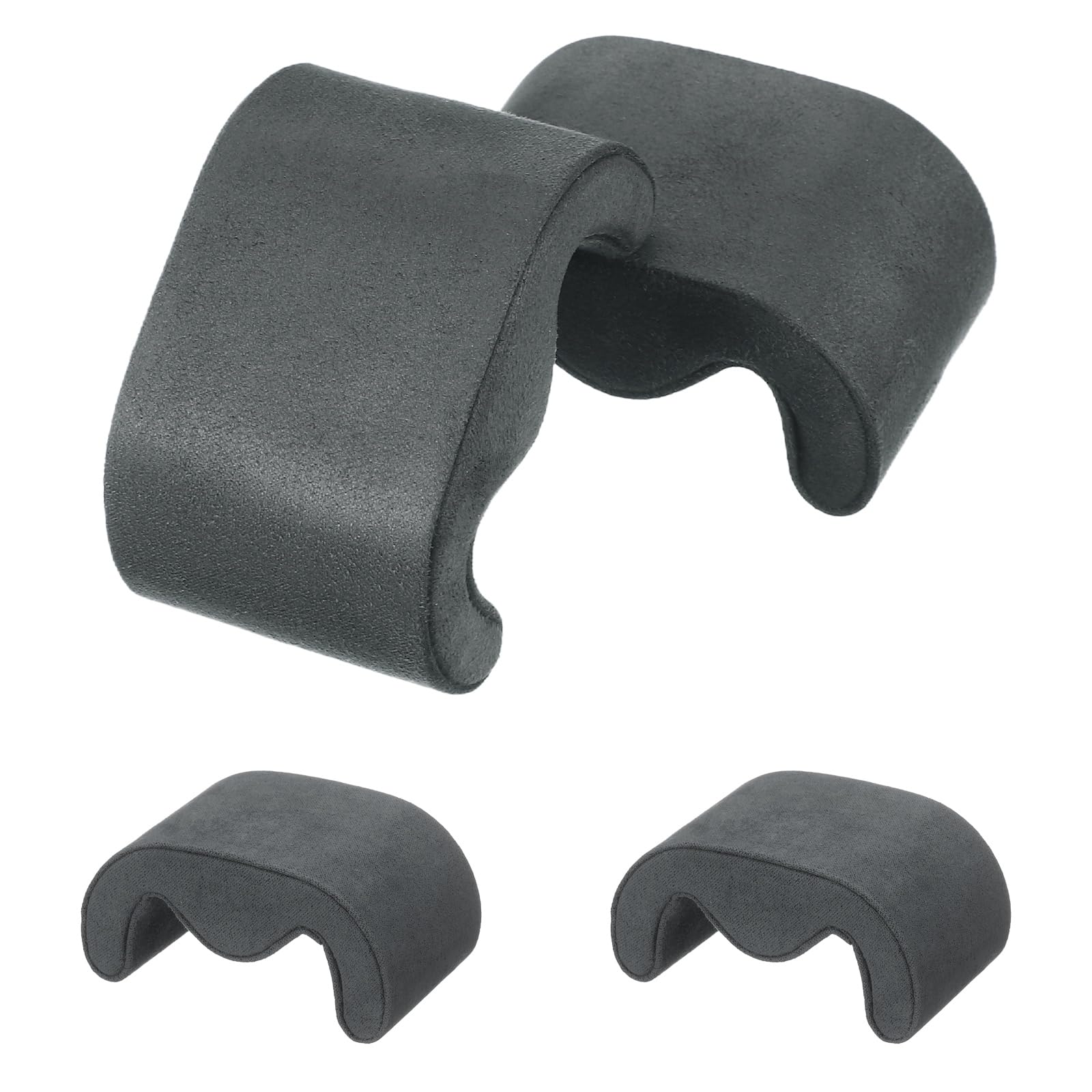 

uxcell 4-Pack Watch Case Pillows, Medium Size, Velvet, Watch Band Display Cushion, Gray