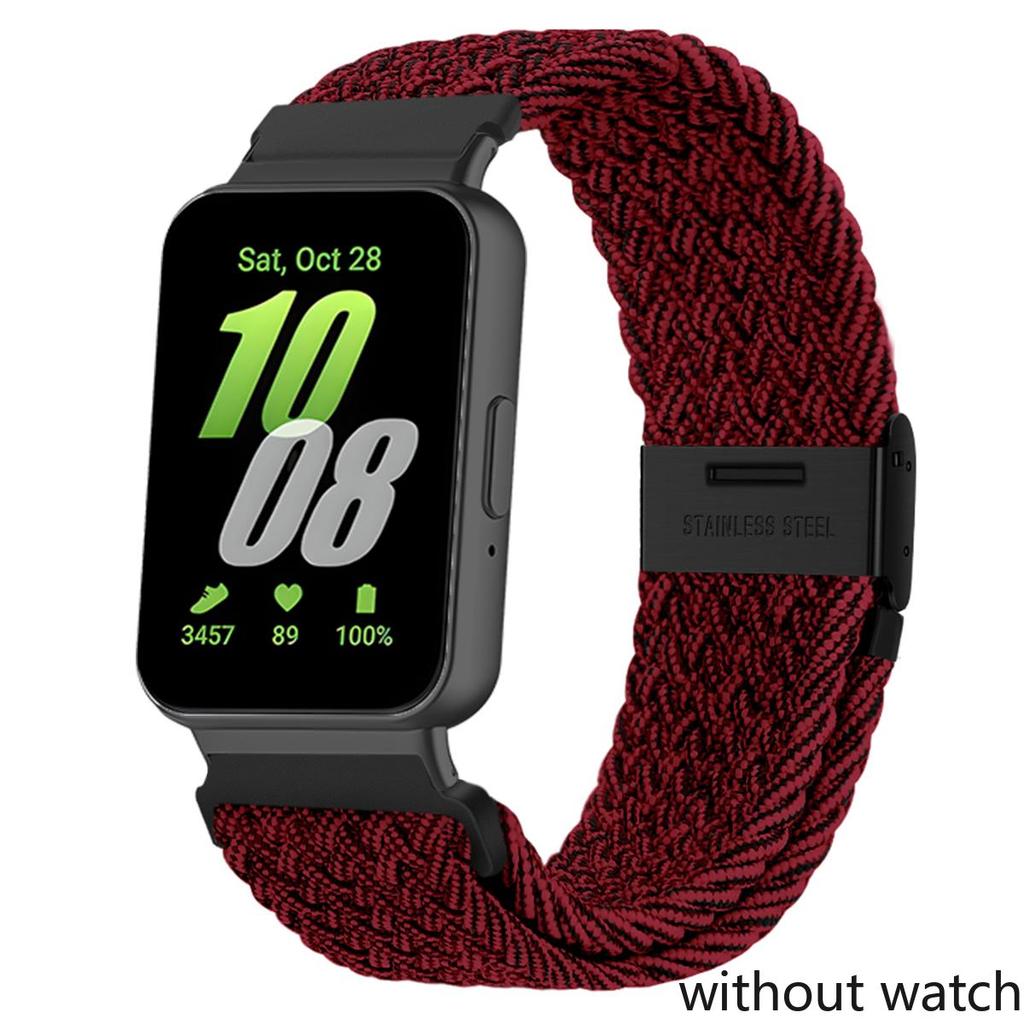 Braided Bands for Samsung Galaxy Fit 3 Sports Strap Adjustable Replacement Correa Nylon Bracelet for Samsung Galaxy Fit3 Band
