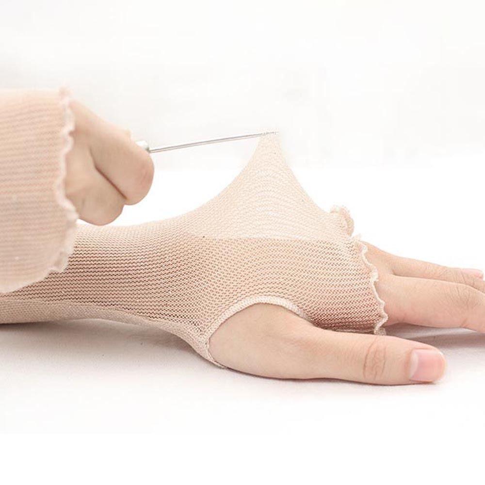 Cycling Anti-UV Shinny  Ruffle Women Mittens Half Finger Gloves Fingerless Gloves Mesh