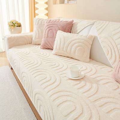 Shu Cotton Velvet Sofa Cushion Winter Thickened Non-Slip Plush Cushion Sofa Cover Autumn and Winter Cover Cloth Seat Cushion