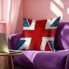 British National Flag Culture Pillow Case Square DoubleSided Sofa Cushion Cover Bedroom Bedside Pillow