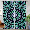 Blackout Curtain for Room 2 Panel Trippy Vibrant Mandalas Elegant Room Curtains Home Interior Curtains Partition Shades Living