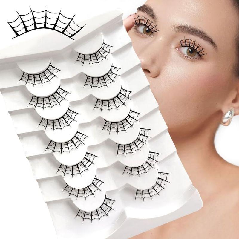 Miumi - Graveyard / Spider Web Halloween Party Multipack False Eyelashes