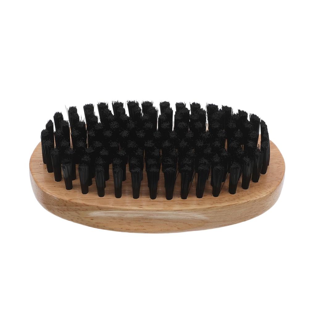 ELAYARD Beard Natural Wooden Durable Cleaning Beard Men's Brush, Bristles, Handle, Tool, Sling, Men's Grooming, Portable.