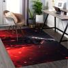 Batman,Red Office Carpet Chair Mats, Home Decor Dormitory Floor Protector With Anti-Skid Backing, Large Area Coverage, Christmas Decorations