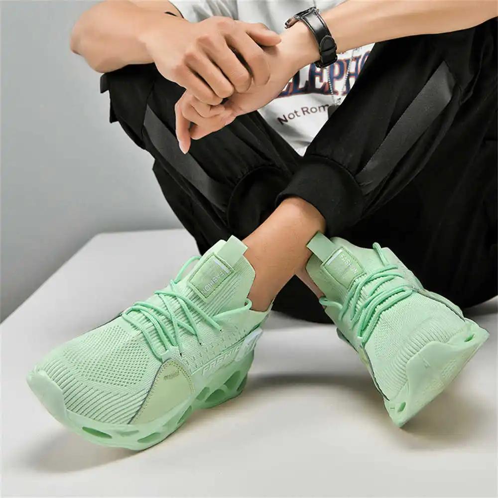 Size 41 Driving Flat Sneakers Man Casual Orange Shoes Man Boot Without Heel Sports All Brand Tenes Mascolino Dropshiping
