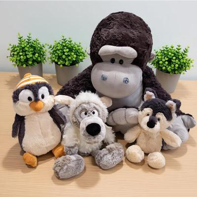 Süßer Hund Wolf Pinguin Plüschtier Schaf im Wolfspelz Weiche Mütze Pinguin Stofftierpuppe Husky Gorilla Kissen Umarmung Zuhause Kindergeschenk Junge