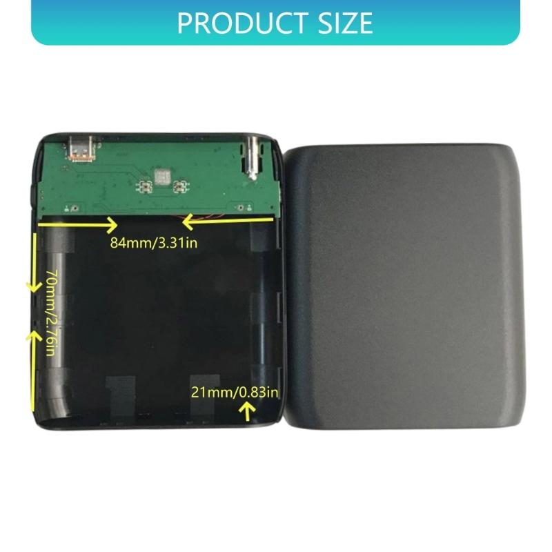 12V/9V Battery Holder for Air-Conditioned Clothing DIY Circuit Board Case Fast Charging 22.5W DC38135