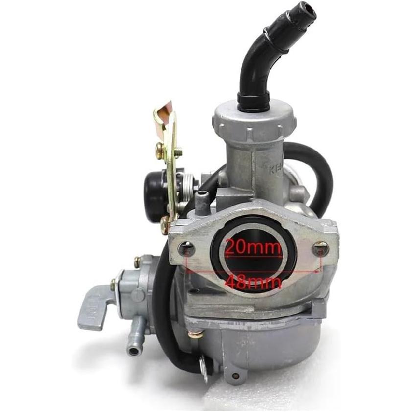 20mm PZ20 Carburetor With Oil Switch Compatible With Compatible ATV Models 50cc 70cc 90cc 100cc 110cc