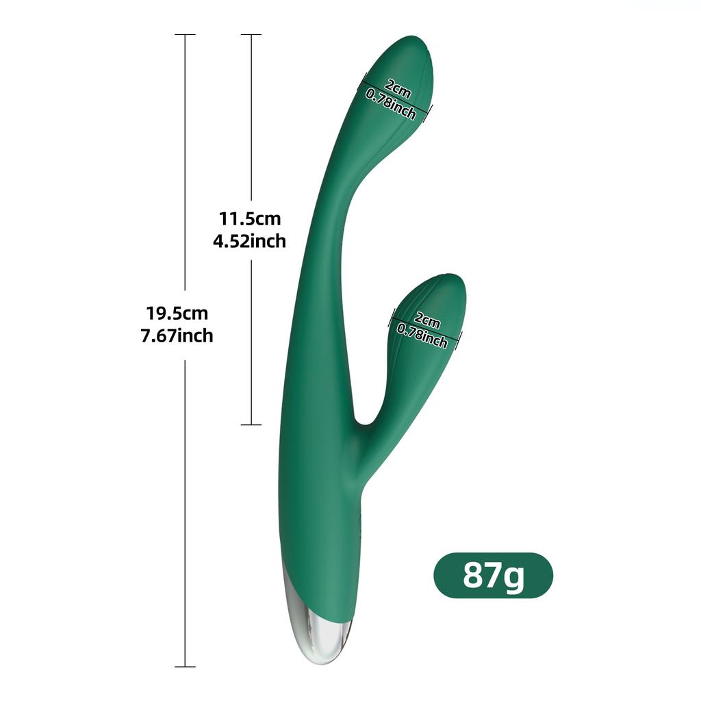 Powerful Dildo Vibrator Women Clitoris G-Spot Vacuum Stimulator Finger Wiggling 2-in-1 Nipple Teaser Erotic Sex Toys Adult 18