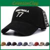 Essetnaila Letter 77 Embroidery Baseball Cap Outdoor Sun Protection Breathable