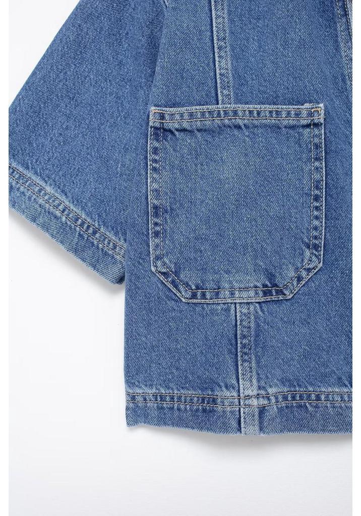 Women's Washed Denim Pullover Shirt & Skort - Summer 2024 Street Style Arrival