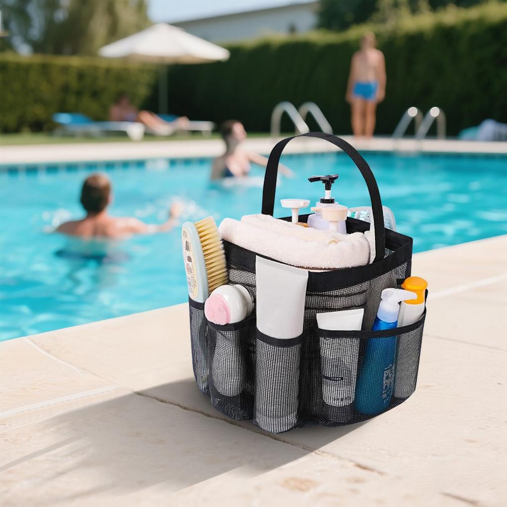 Portable Shower Storage Bag With Drawstring Beach Toiletries Bag Summary Cleaning Shower Rain Bag Summary Suitable For Beach Camping Swimming Gym
