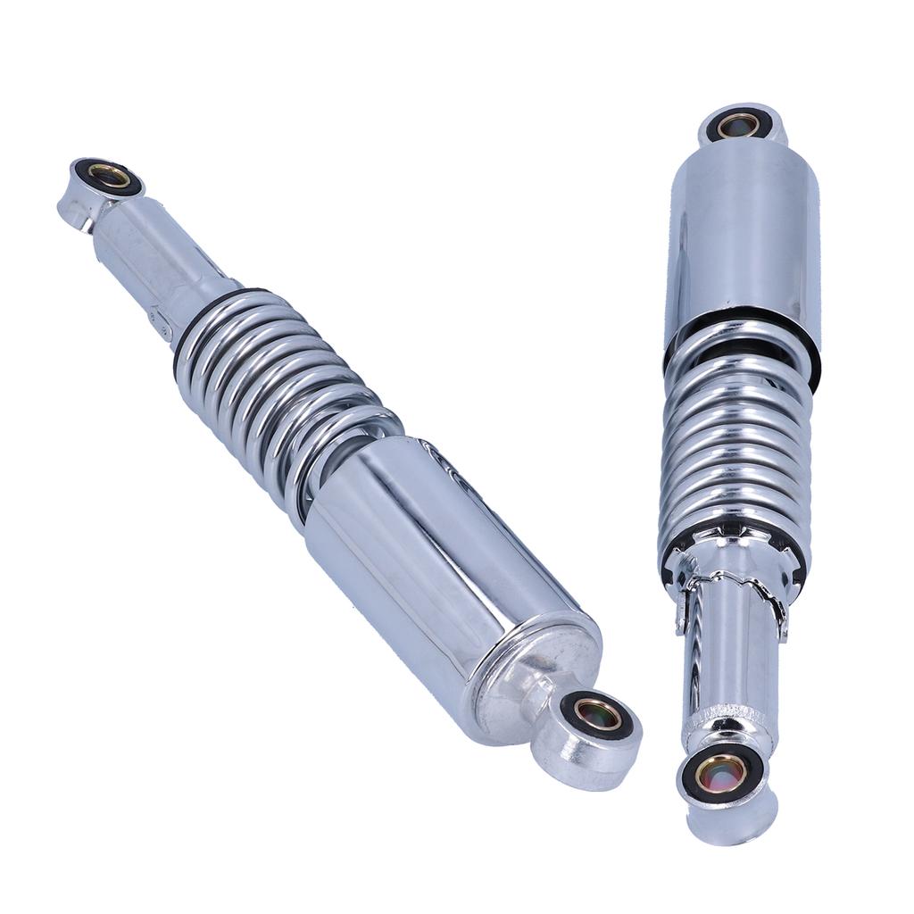 Pair of 12.5in Motorcycle Shocks Absorber Stainless Steel Damper Fit for 125cc 150cc 200cc