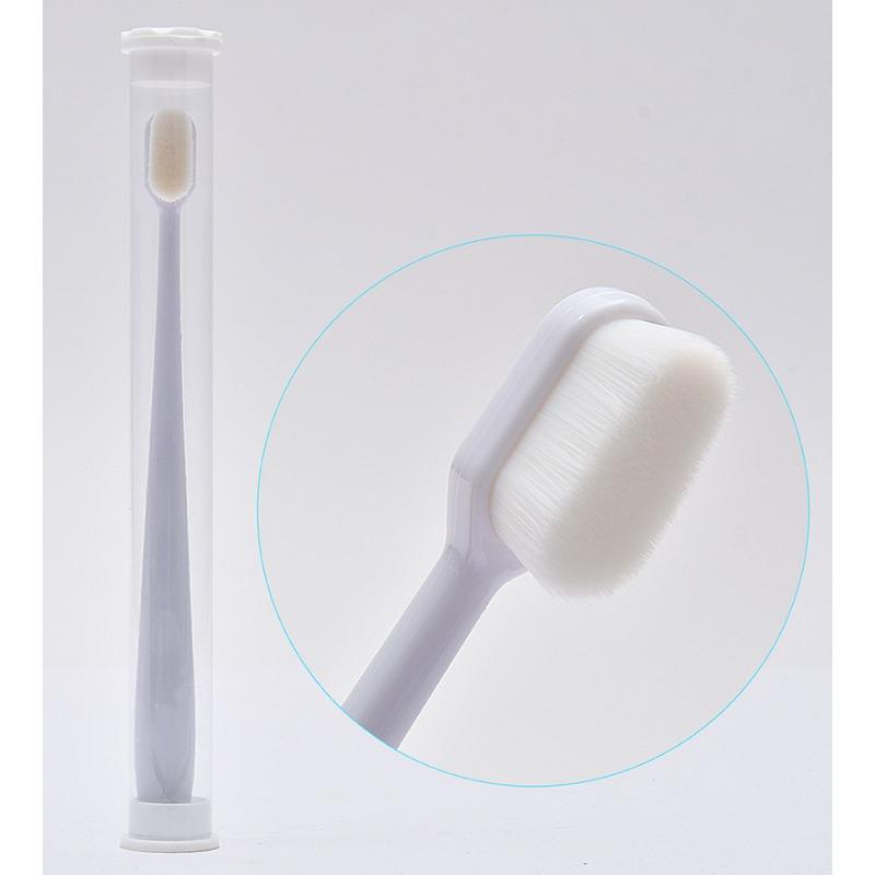 Soft Bristle Toothbrush Adult Cleaning Toothbrush Ultra-fine Soft Toothbrush Super Soft Teeth Deep Cleaning Portable Toothbrush