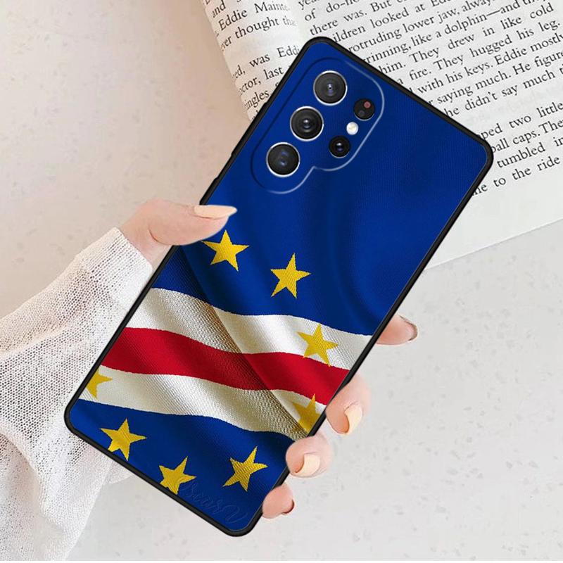 Cape Verde Flag Phone Case For Samsung Galaxy S25 S23 S30 S8 S21 S20 FE S24 S22 Note 10 20 S8 Plus Lite Ultra