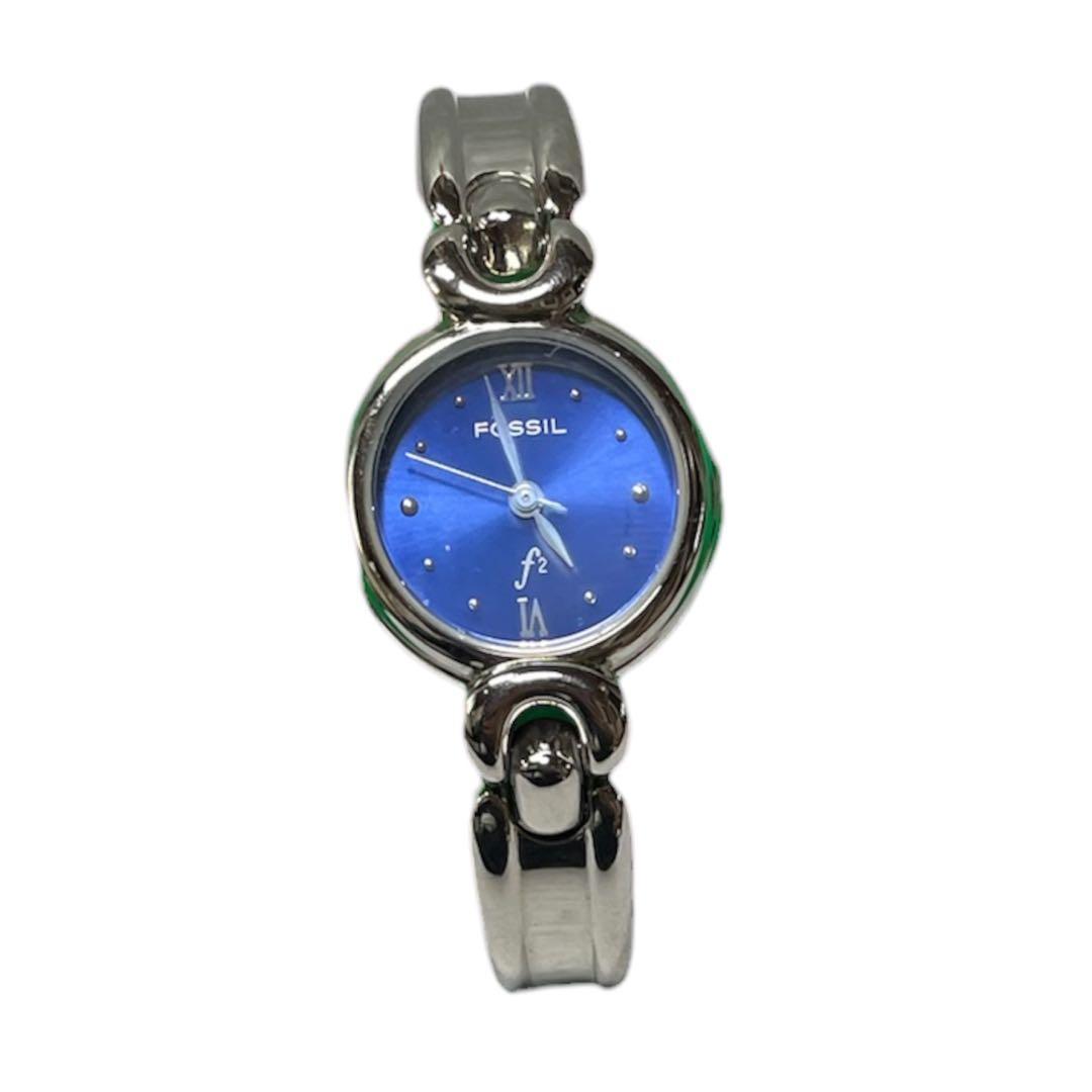Used FOSSIL F2 ladies watch blue dial ES-8926