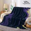 Cosmic Purple Swirl Flannel Blanket Warm Soft Halloween Christmas Couch Warm Cozy Decorative Decor Gift for All Season