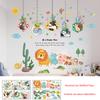 Kids Room Wall Stickers Cartoon Nursery Decoration Self Adhesive Removable Decor for Kindergarten Baby Bedroom Classroom