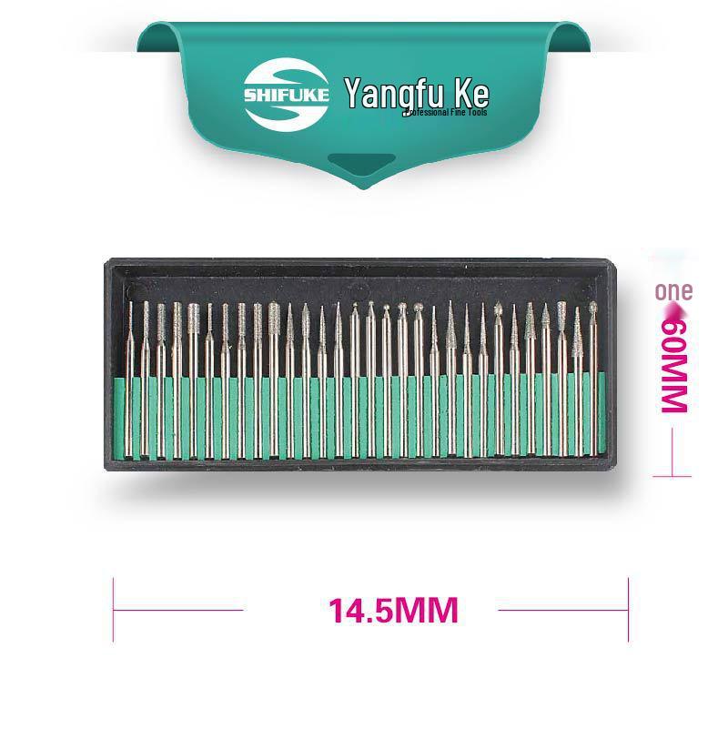 

3mm Diamond Grinding Head Set - 30 Pieces