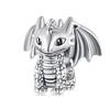 WOSTU 925 Sterling Silver Animal Charms Giraffe Zebra Unicorn Beads for Women Fit Original Bracelets Necklace DIY Jewelry Making