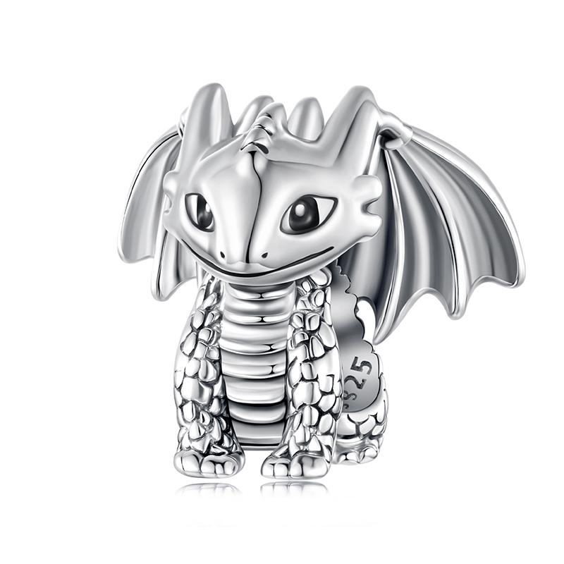WOSTU 925 Sterling Silver Animal Charms Giraffe Zebra Unicorn Beads for Women Fit Original Bracelets Necklace DIY Jewelry Making