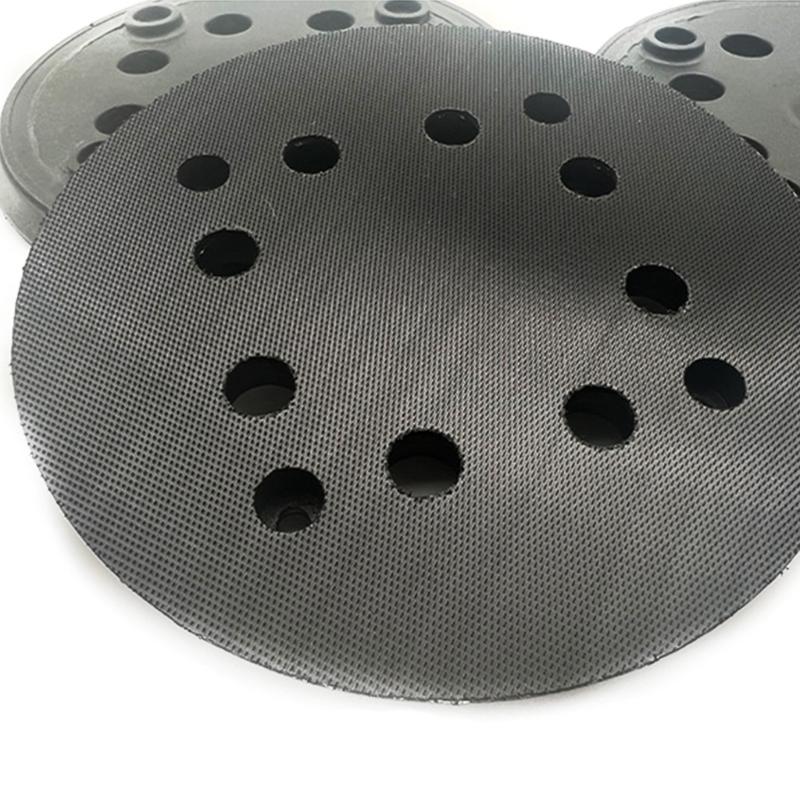 2Pcs Grinding Disc Sandpaper Plate Adhesive Flocking Sandpaper Polishing Disc 8 Holes and 4 Eye Sanding Plate