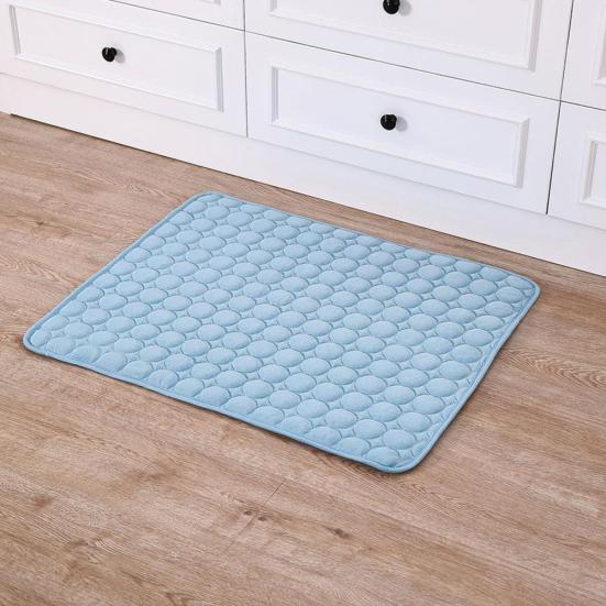 Pet Park Summer Pet Dog Cat Self Cooling Mat Heat Relief Mesh Bed Sleeping Cushion Pad