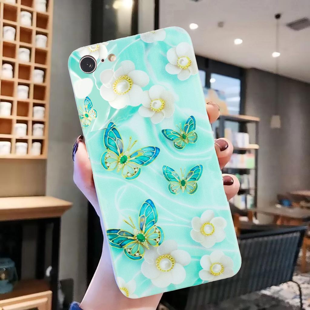 For iPhone 7 4.7 Inch/8 4.7 inch/SE (2020)/SE (2022) Case Pattern Printing TPU Slim-Fit Phone Cover