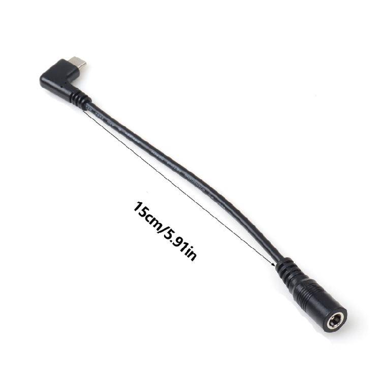 USB C 12V Converter Cord With 5.5x2.1mm Output Step Up Connector Cable Adapter for Camera Desk Lamp Speaker Router