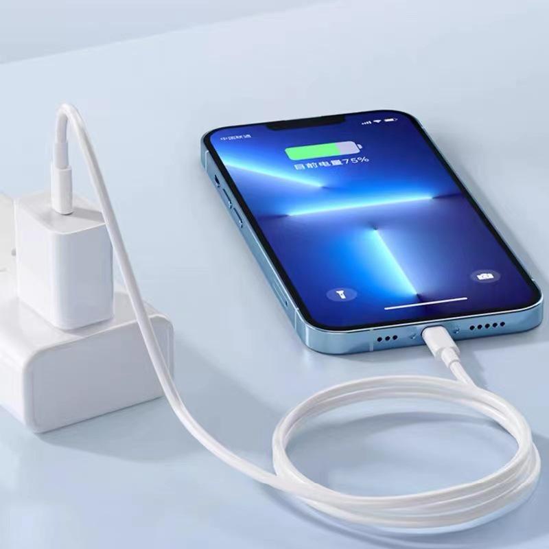 Certified 20W PD Fast Charger & Genuine Data Cable for iPhone