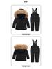 European & American Style Children's Thickened Winter Down Suit for 1-5 Year Old Girls & Boys