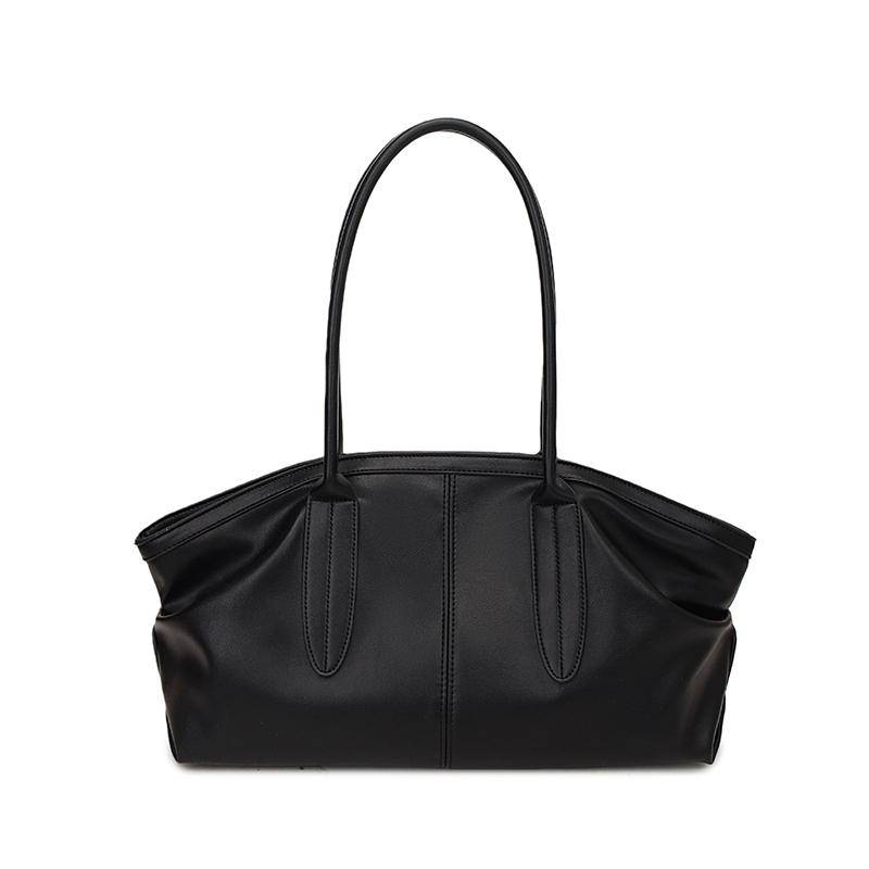 

2026 New Fashi PU Zipper Large Capacity Commute Stylish Design Crossbody Bags Sewing Thread Sweet Women s Shoulder Bags чёрный