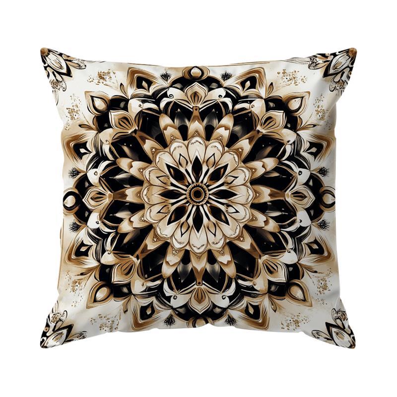 Mandala Pattern Cushions Pillowcase Printed Polyester 45X45Cm Throw Pillow Cover Decorative Sofa Cushion Pillowslip Home Decor