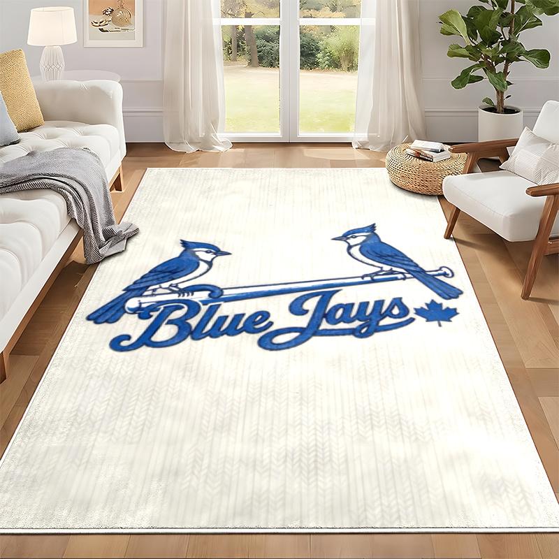 Blue Jays Academy Carpet Door Mat for Living Room or Bedroom Protective Mat Under Chair Office Decoration Christmas Gift Birthday Present