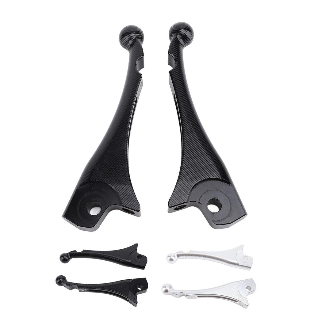8mm Motorcycle Brake Lever Clutch Lever Kit Aluminum Alloy Anti Slip Texture Handle Short Brake Clut
