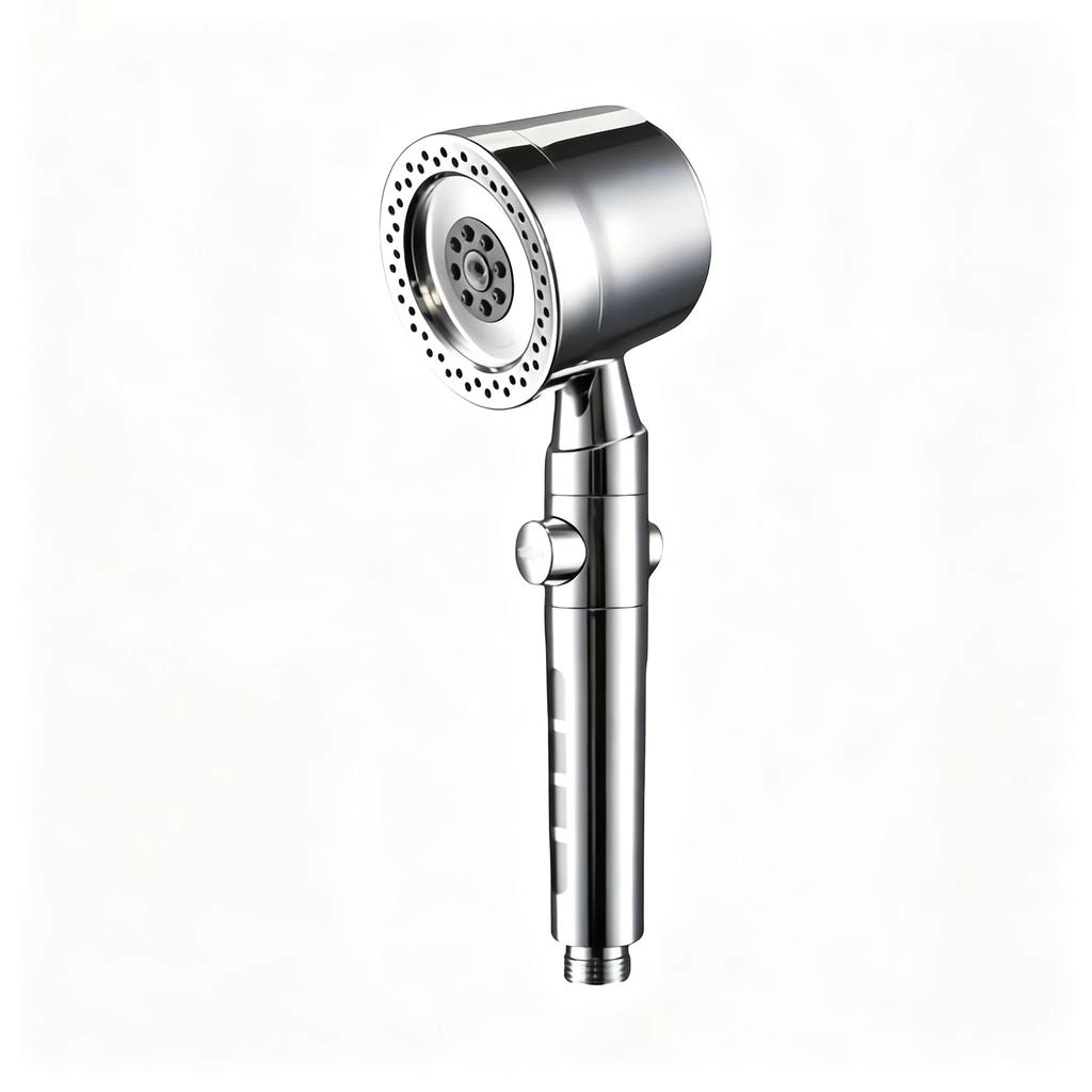 Chuveiro de Alta Pressão Economizador de Água com Filtro 5 Modos Chuveiro de Mão Parada com um Botão Acessórios de Banheiro