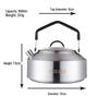 HLY Outdoor 304 Stainless Steel 1L Kettle