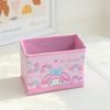 Hello Kitty Kuromi Cinnamoroll My Melody Pattern Foldable Desktop Storage Box For Makeup And Office Supplies