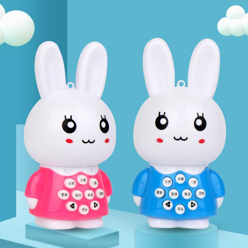 Children's Mini Learning Machine Toys Cute Rabbit Doll Baby Music Player Educational Toy Story Machine Only Chinese