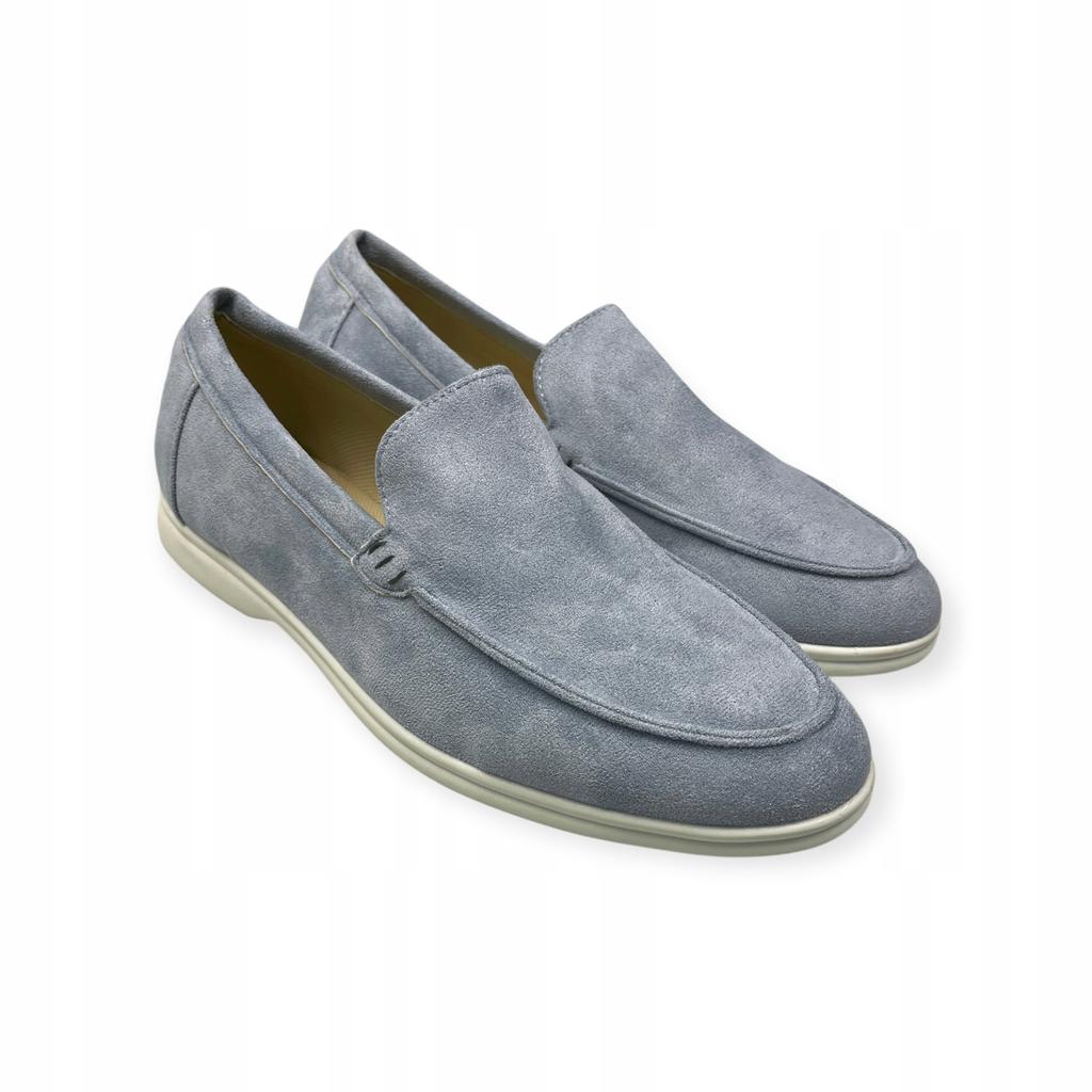 Men's Suede Old Money Loafers 44