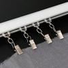 50/100Pcs Multifunctional Metal Stainless Steel Curtain Clips For Hanging Photos Drapes Decor Window Curtain Clamp Accessories