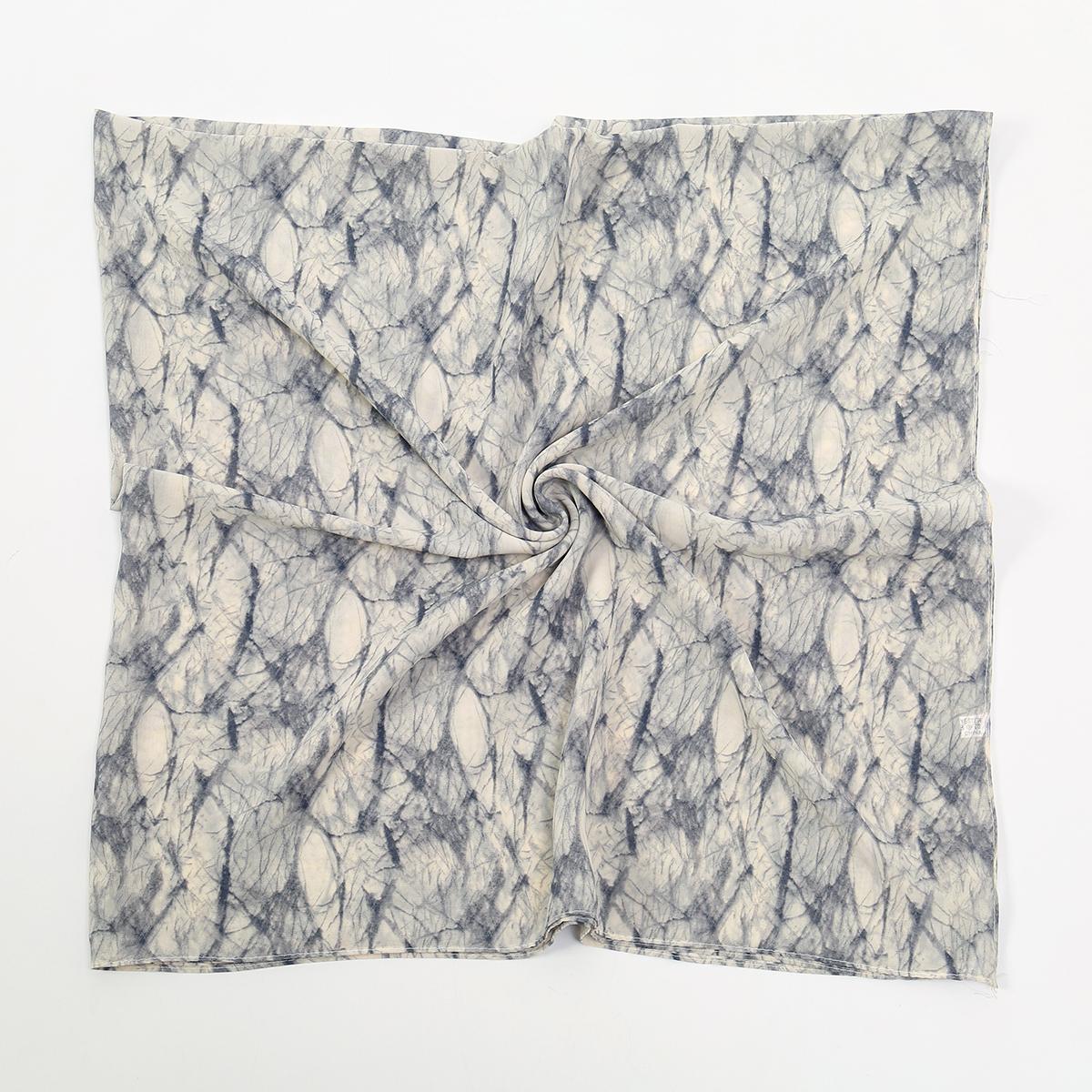 

145*145CM Printed Floral Square Scarf Chiffon Hijabs Scarves For Women Muslim Shawls Headscarf Wraps Foulard Headband Bufandas